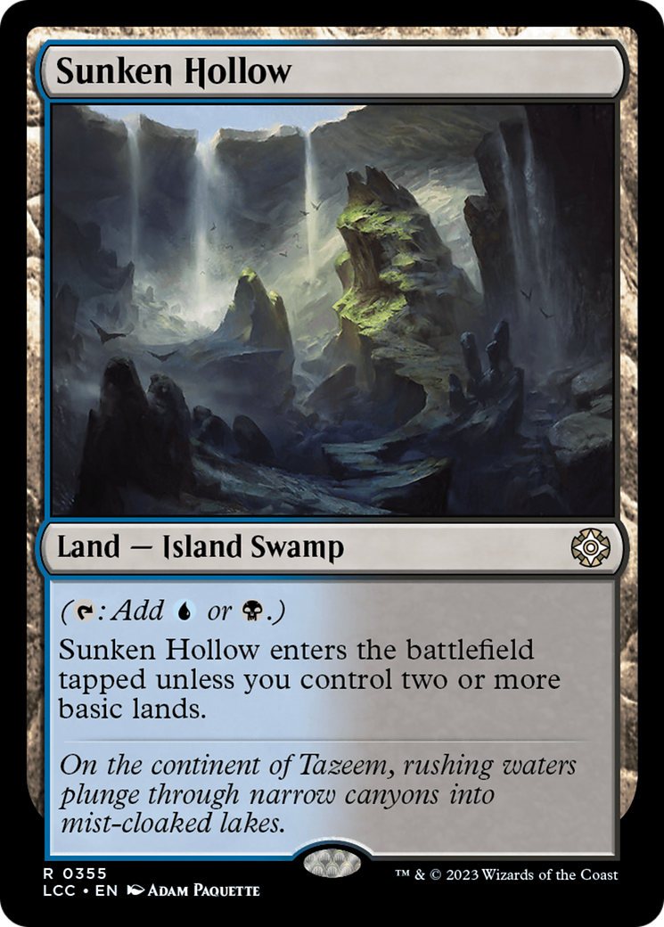Sunken Hollow [The Lost Caverns of Ixalan Commander] | Anubis Games and Hobby