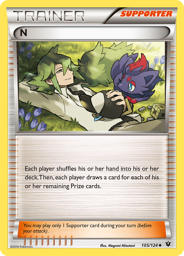 N (105/124) [XY: Fates Collide] | Anubis Games and Hobby