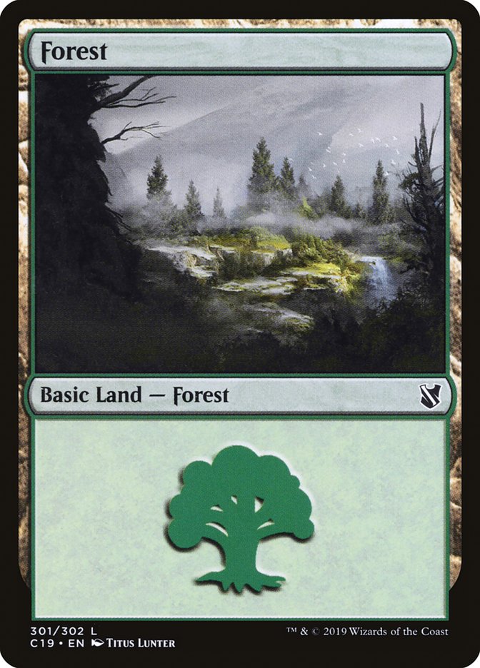 Forest (301) [Commander 2019] | Anubis Games and Hobby
