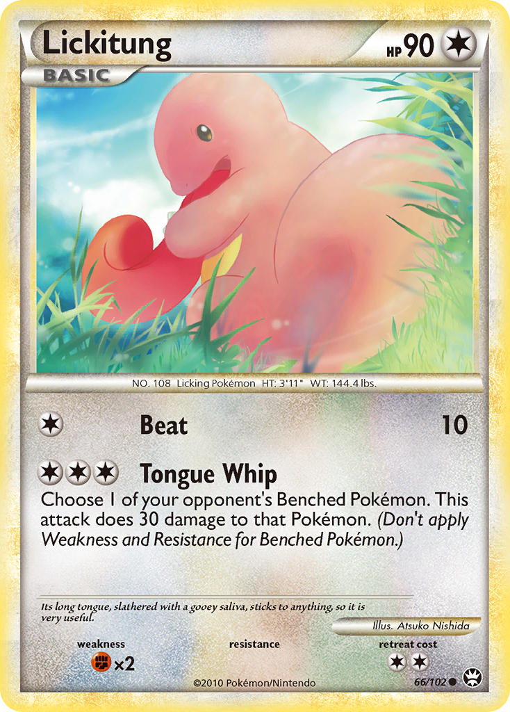 Lickitung (66/102) [HeartGold & SoulSilver: Triumphant] | Anubis Games and Hobby