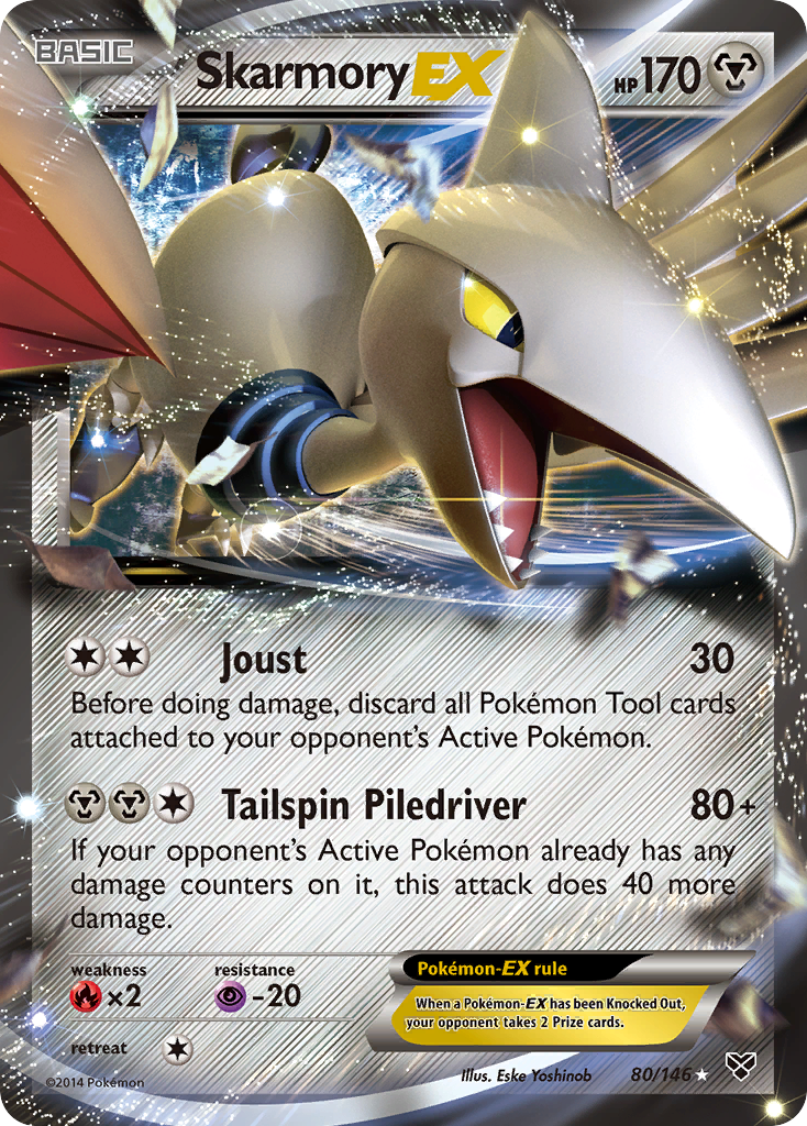 Skarmory EX (80/146) [XY: Base Set] | Anubis Games and Hobby