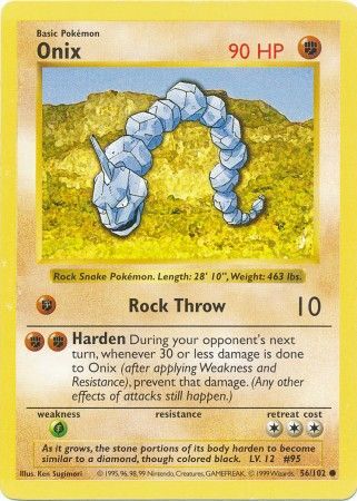 Onix (56/102) [Base Set Shadowless Unlimited] | Anubis Games and Hobby