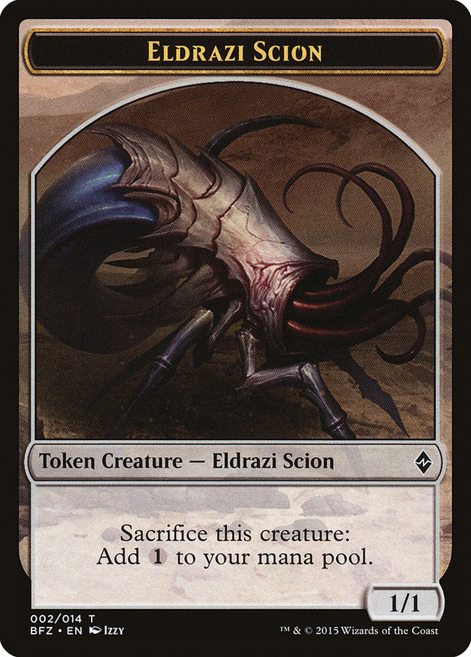 Eldrazi Scion Token (002/014) [Battle for Zendikar Tokens] | Anubis Games and Hobby