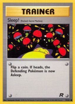 Sleep! (79/82) [Team Rocket Unlimited] | Anubis Games and Hobby