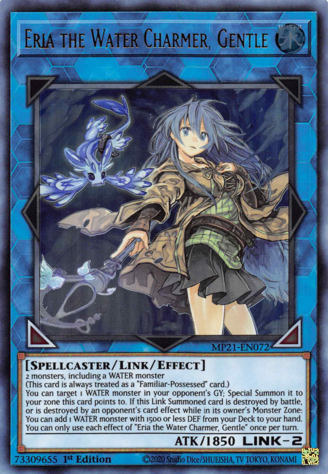 Eria the Water Charmer, Gentle [MP21-EN072] Ultra Rare | Anubis Games and Hobby