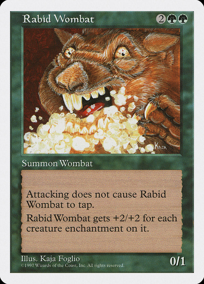 Rabid Wombat [Fifth Edition] | Anubis Games and Hobby