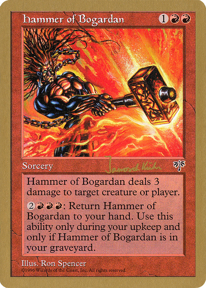 Hammer of Bogardan (Janosch Kuhn) [World Championship Decks 1997] | Anubis Games and Hobby