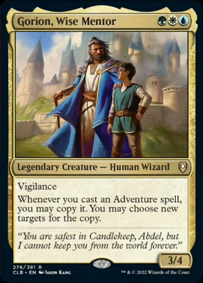 Gorion, Wise Mentor [Commander Legends: Battle for Baldur's Gate] | Anubis Games and Hobby