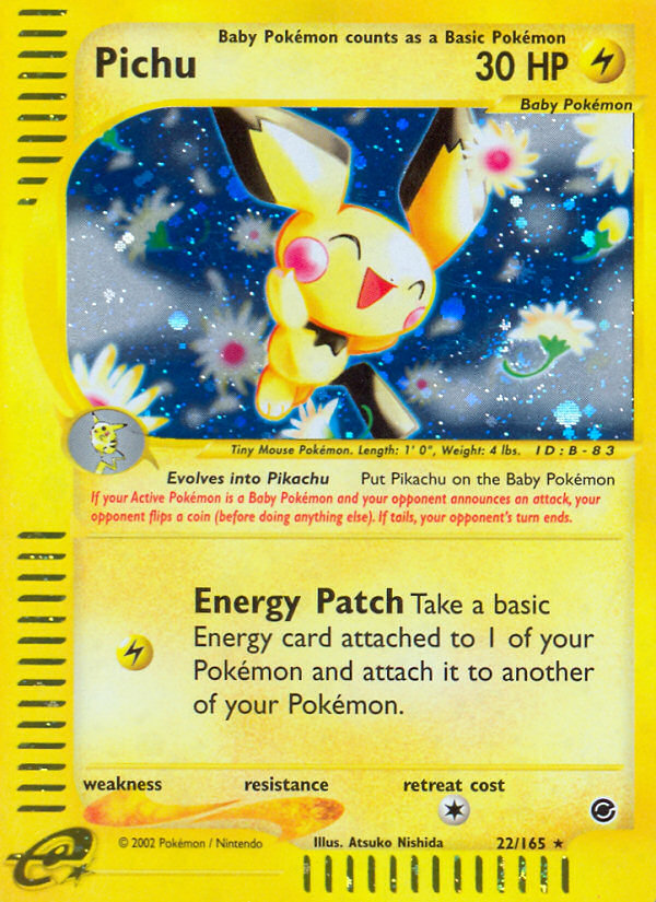 Pichu (22/165) [Expedition: Base Set] | Anubis Games and Hobby