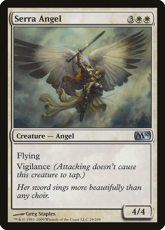 Serra Angel [Magic 2010] | Anubis Games and Hobby