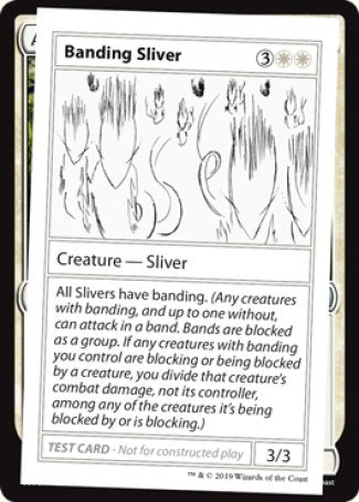 Banding Sliver (2021 Edition) [Mystery Booster Playtest Cards] | Anubis Games and Hobby