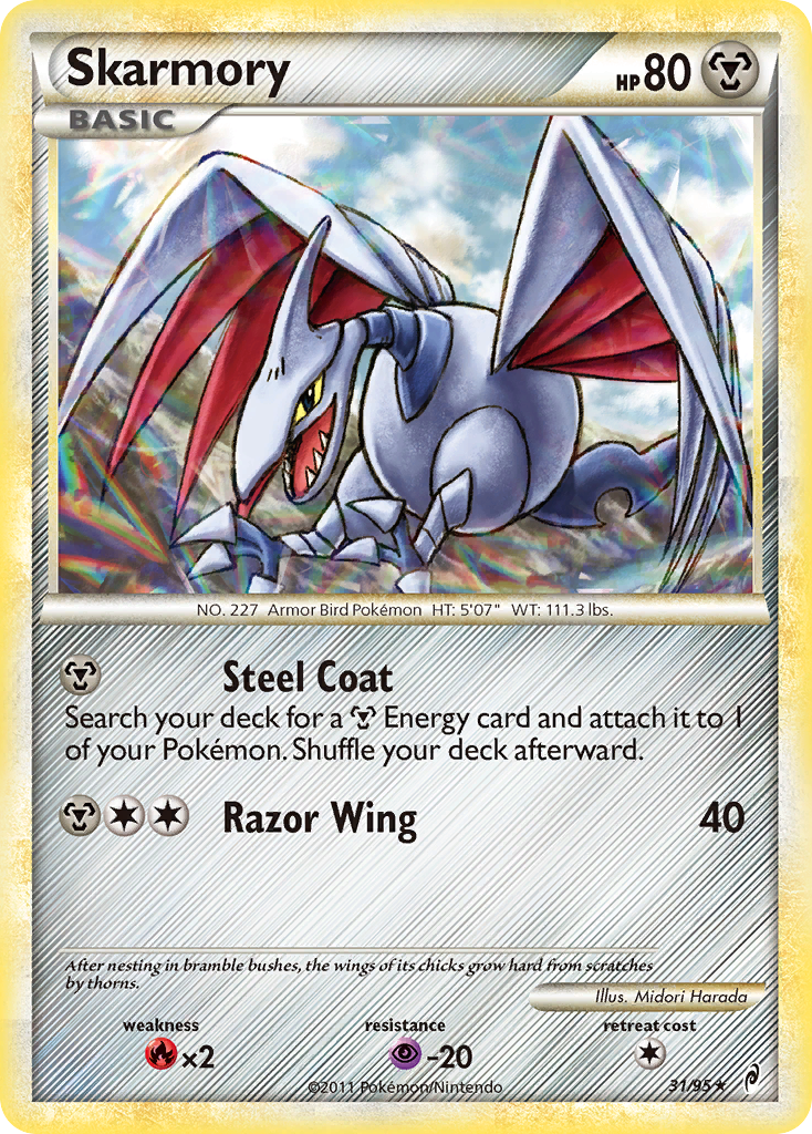 Skarmory (31/95) [HeartGold & SoulSilver: Call of Legends] | Anubis Games and Hobby