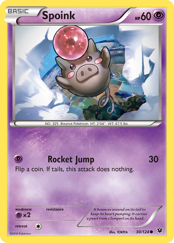 Spoink (30/124) [XY: Fates Collide] | Anubis Games and Hobby