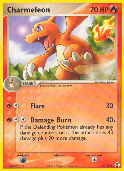 Charmeleon (31/112) [EX: FireRed & LeafGreen] | Anubis Games and Hobby