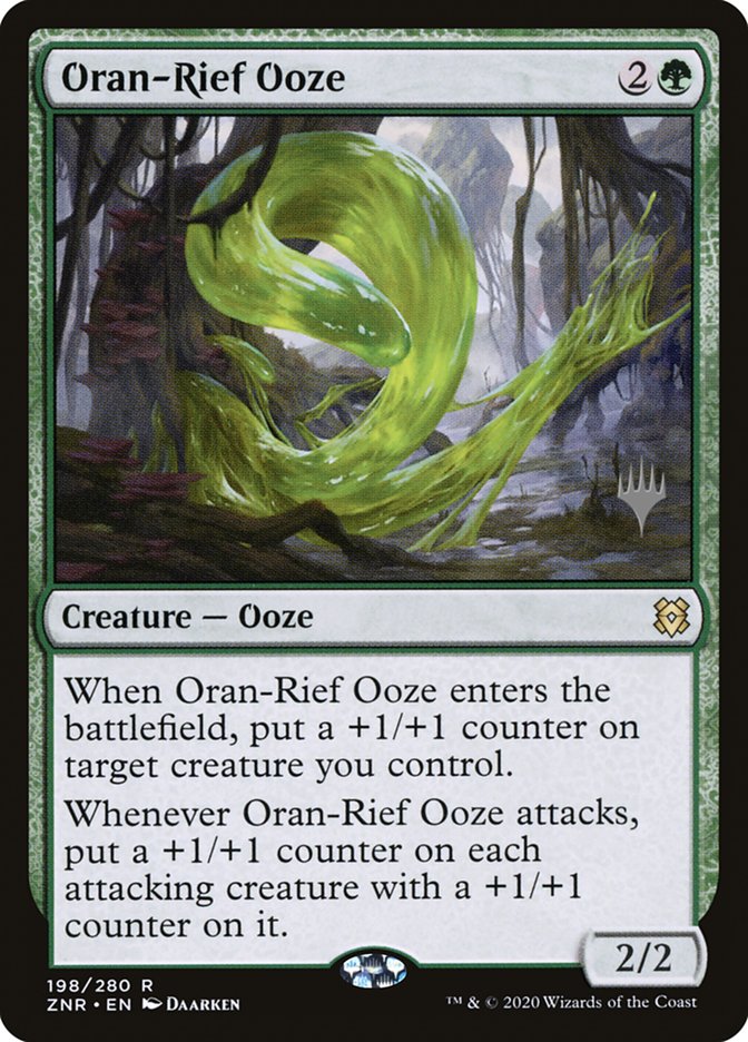 Oran-Rief Ooze (Promo Pack) [Zendikar Rising Promos] | Anubis Games and Hobby