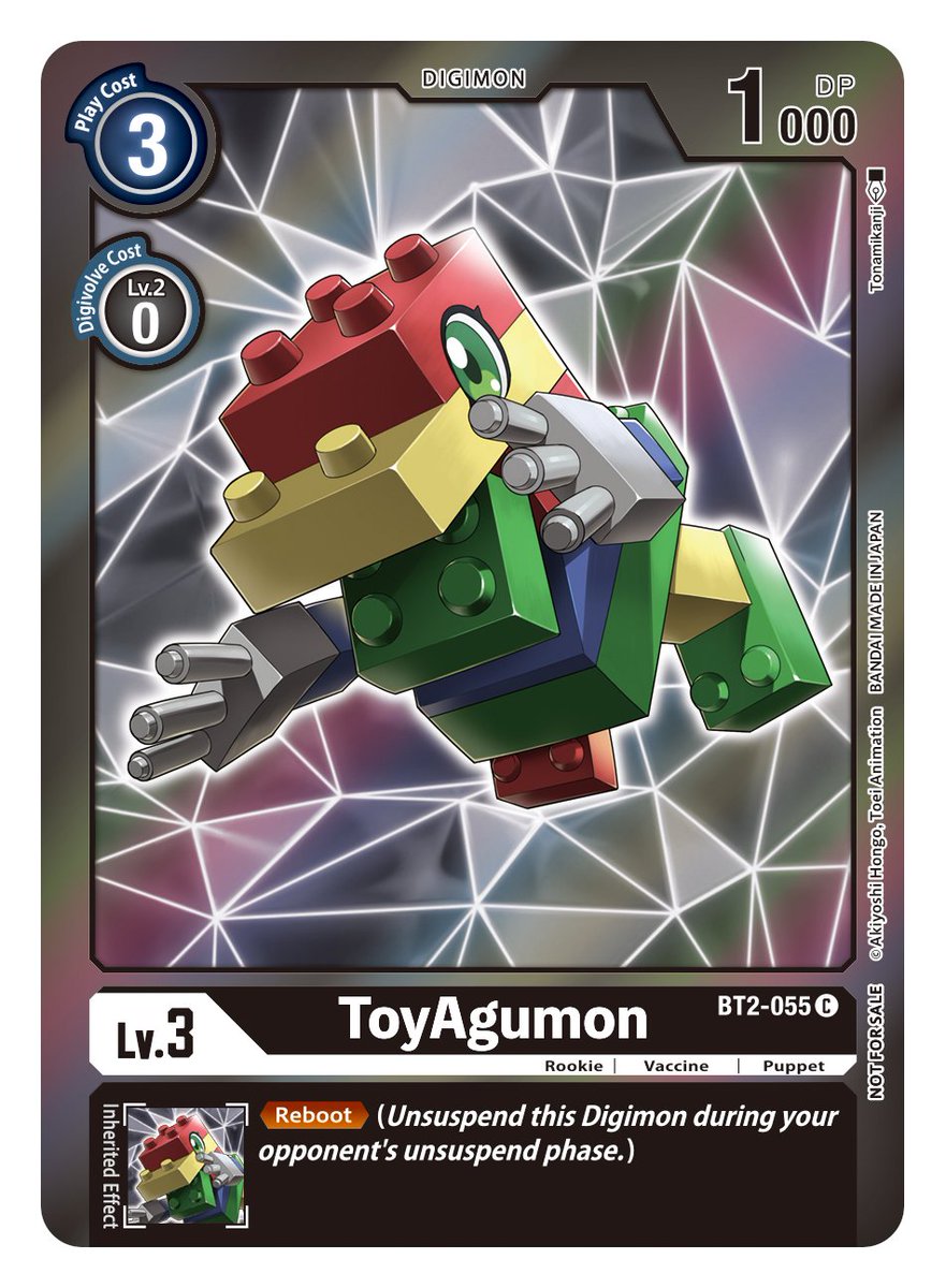 ToyAgumon [BT2-055] (Event Pack 2) [Release Special Booster Ver.1.0] | Anubis Games and Hobby