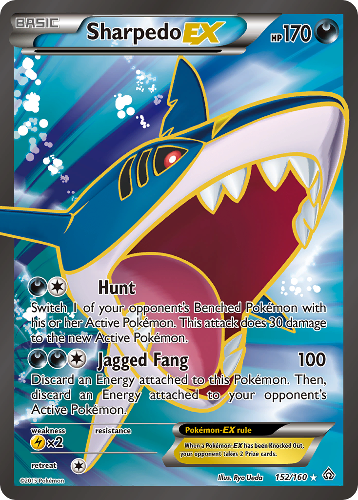 Sharpedo EX (152/160) [XY: Primal Clash] | Anubis Games and Hobby