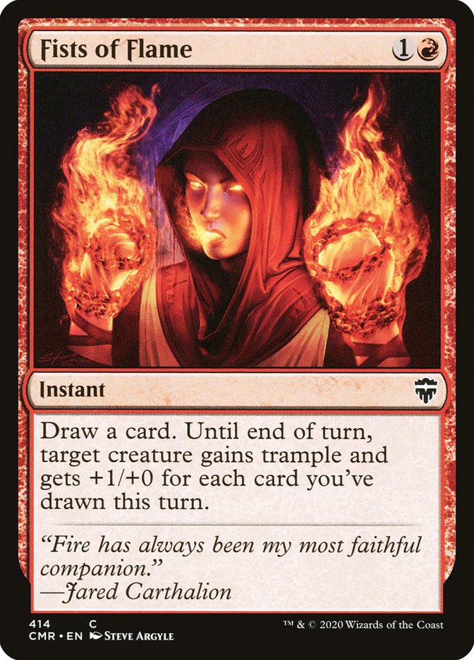 Fists of Flame [Commander Legends] | Anubis Games and Hobby