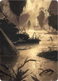 Murkwater Pathway Art Card [Zendikar Rising Art Series] | Anubis Games and Hobby