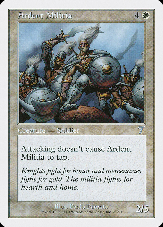 Ardent Militia [Seventh Edition] | Anubis Games and Hobby