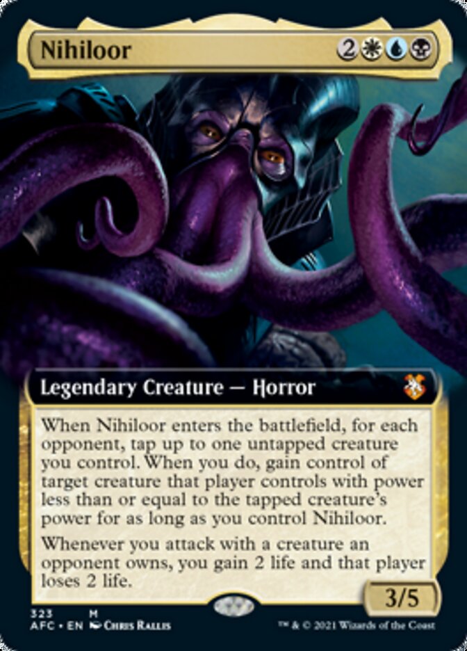 Nihiloor (Extended Art) [Dungeons & Dragons: Adventures in the Forgotten Realms Commander] | Anubis Games and Hobby