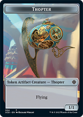 Elephant // Thopter Double-Sided Token [Starter Commander Decks] | Anubis Games and Hobby