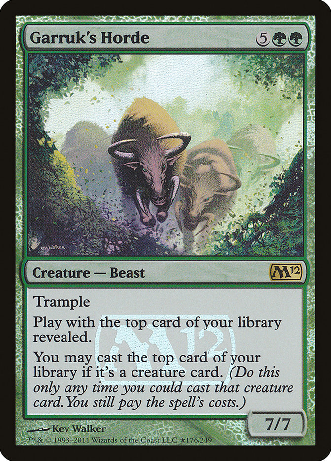 Garruk's Horde [Magic 2012 Prerelease Promos] | Anubis Games and Hobby