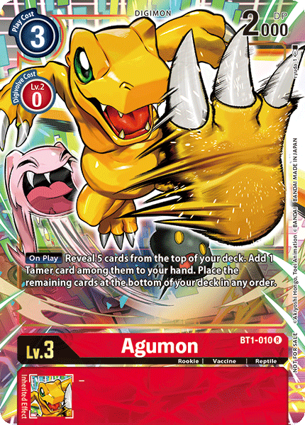 Agumon [BT1-010] (Dash Pack) [Release Special Booster Ver.1.0 Promos] | Anubis Games and Hobby