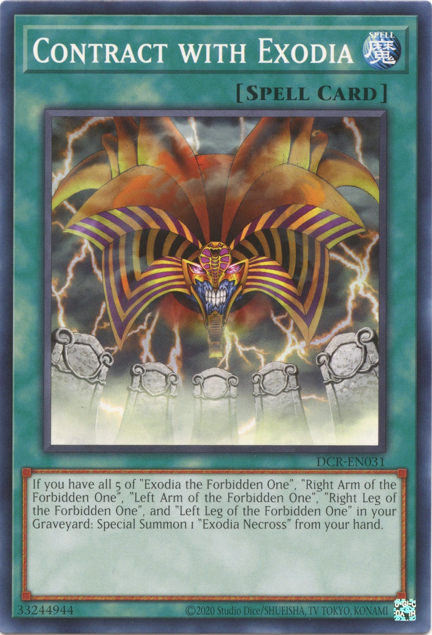 Contract with Exodia (25th Anniversary) [DCR-EN031] Common | Anubis Games and Hobby