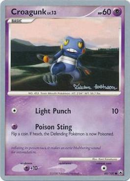 Croagunk LV.13 (60/100) (Intimidation - Tristan Robinson) [World Championships 2008] | Anubis Games and Hobby