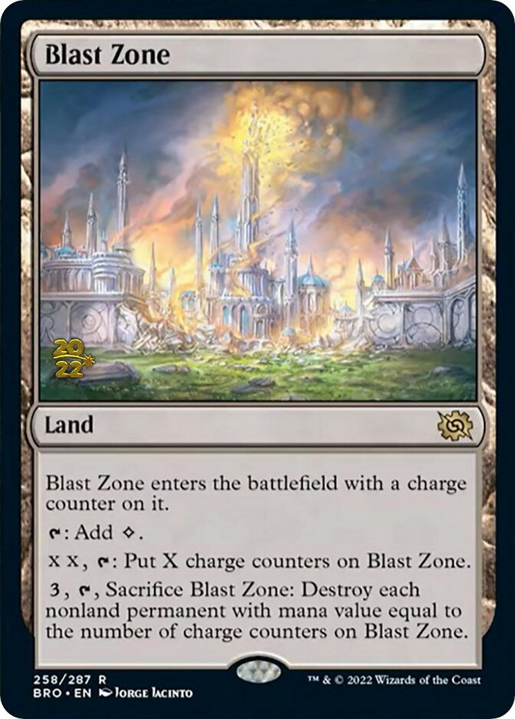 Blast Zone (258) [The Brothers' War Prerelease Promos] | Anubis Games and Hobby