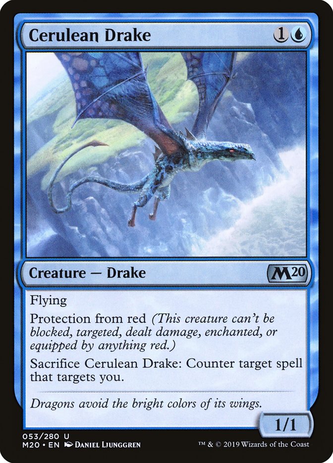 Cerulean Drake [Core Set 2020] | Anubis Games and Hobby