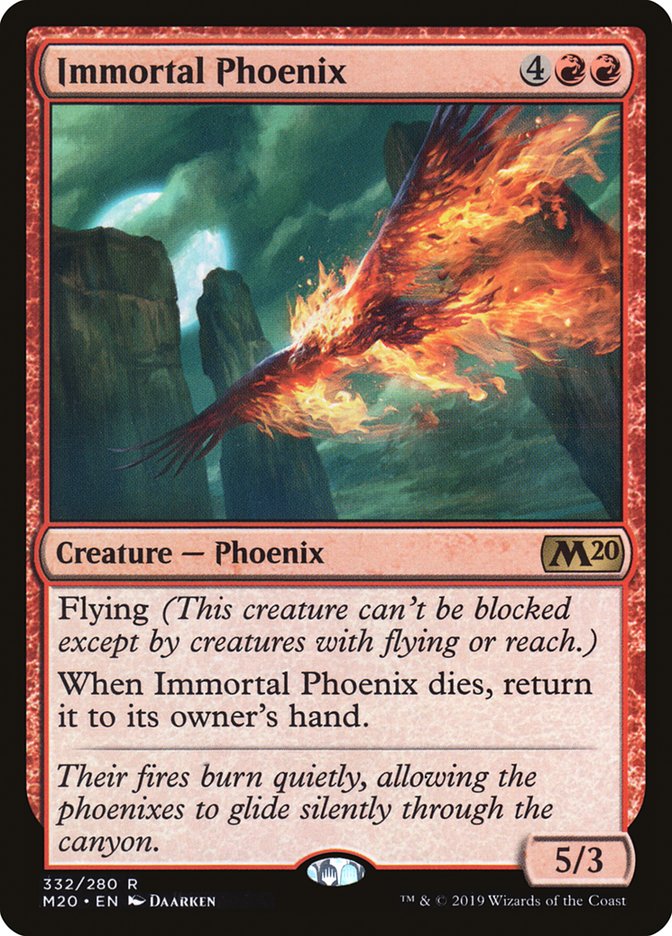Immortal Phoenix [Core Set 2020] | Anubis Games and Hobby