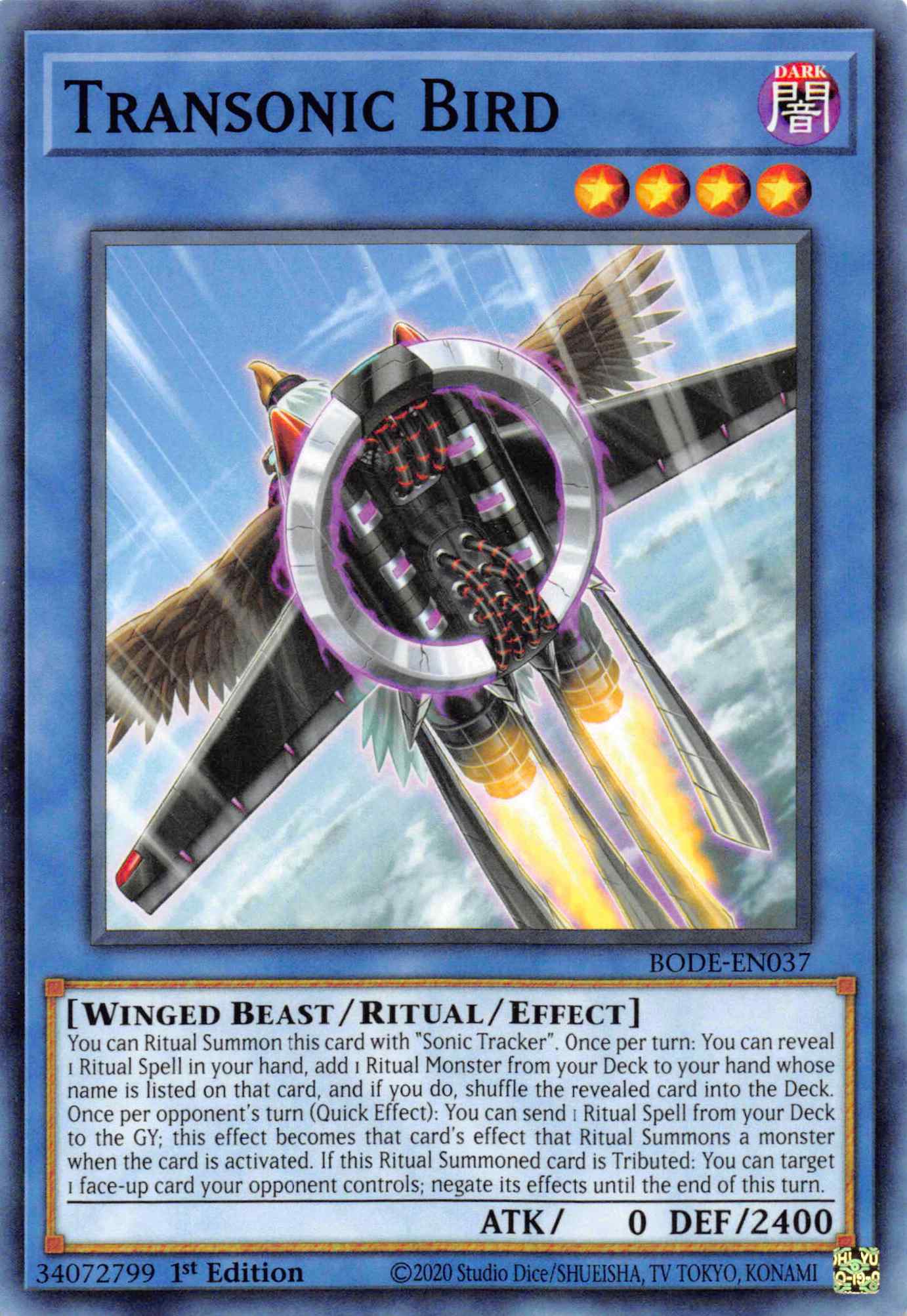 Transonic Bird [BODE-EN037] Common | Anubis Games and Hobby