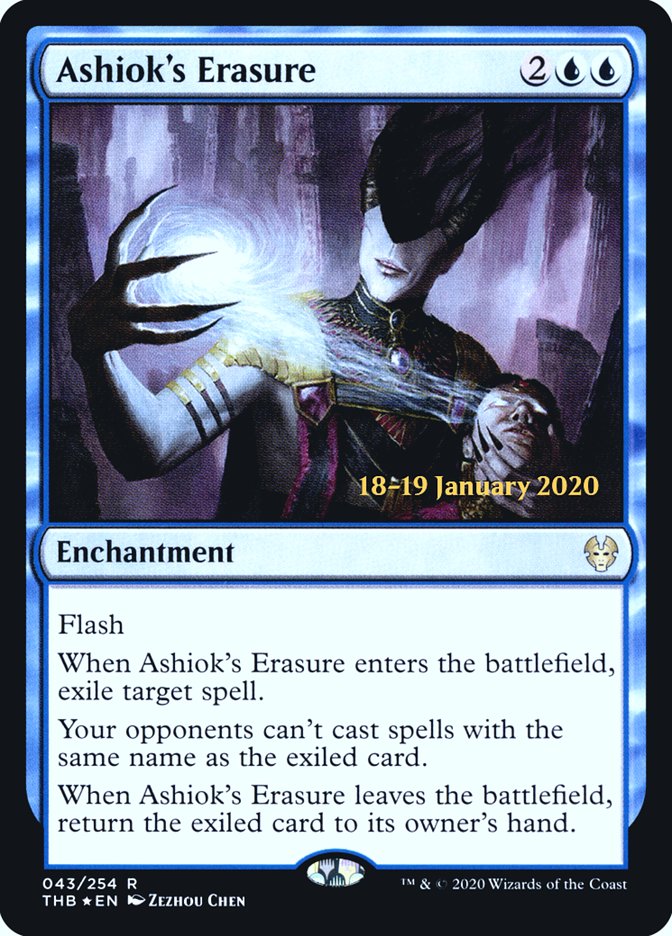 Ashiok's Erasure [Theros Beyond Death Prerelease Promos] | Anubis Games and Hobby