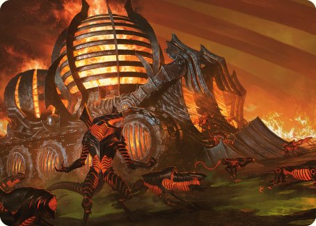 Urabrask's Forge Art Card [Phyrexia: All Will Be One Art Series] | Anubis Games and Hobby