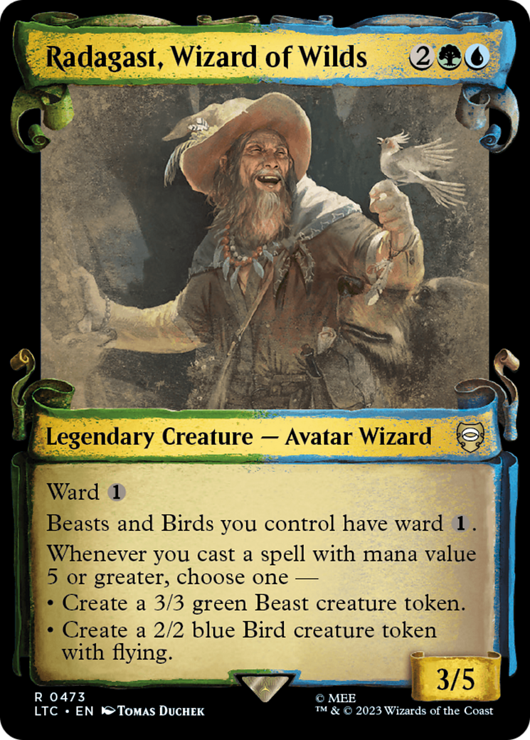 Radagast, Wizard of Wilds [The Lord of the Rings: Tales of Middle-Earth Commander Showcase Scrolls] | Anubis Games and Hobby