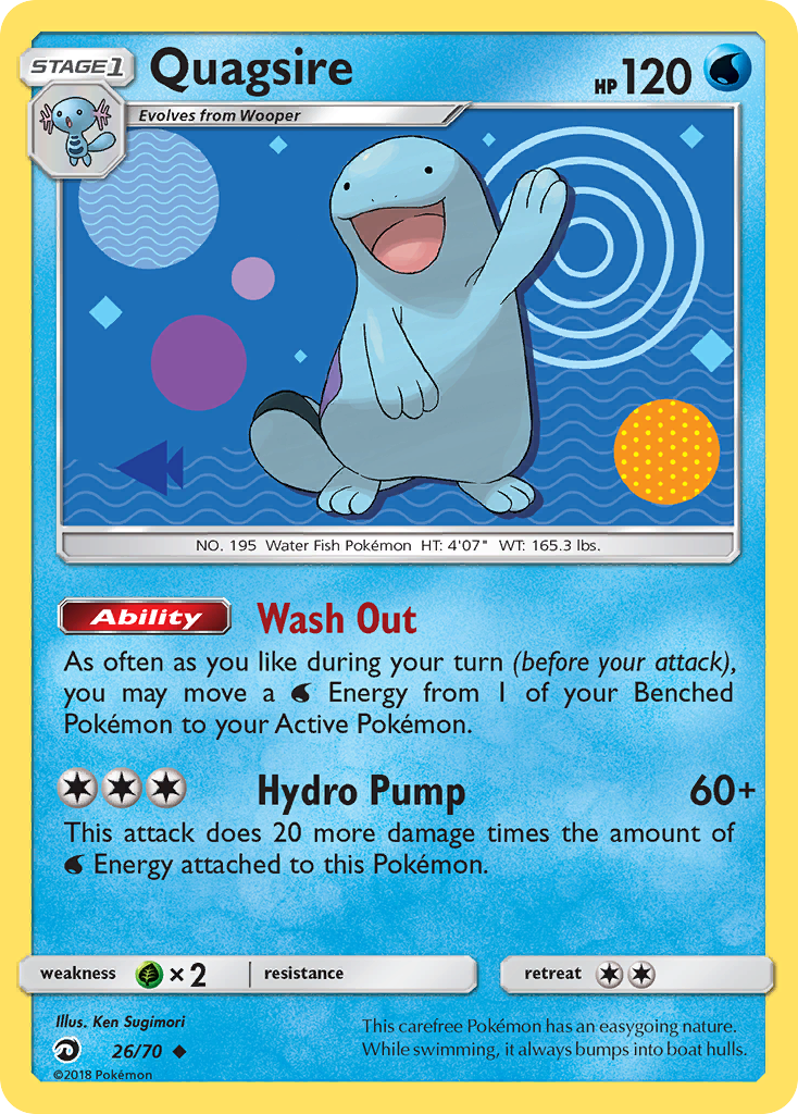 Quagsire (26/70) [Sun & Moon: Dragon Majesty] | Anubis Games and Hobby