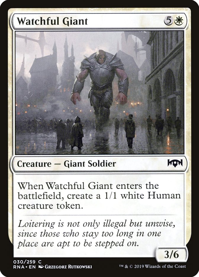 Watchful Giant [Ravnica Allegiance] | Anubis Games and Hobby