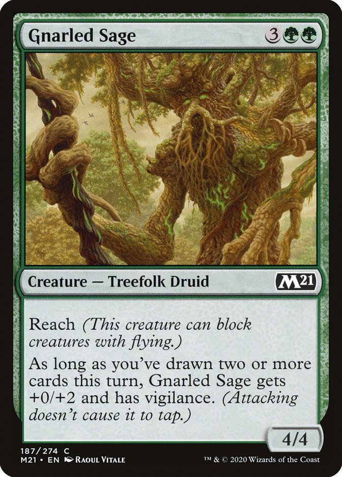 Gnarled Sage [Core Set 2021] | Anubis Games and Hobby