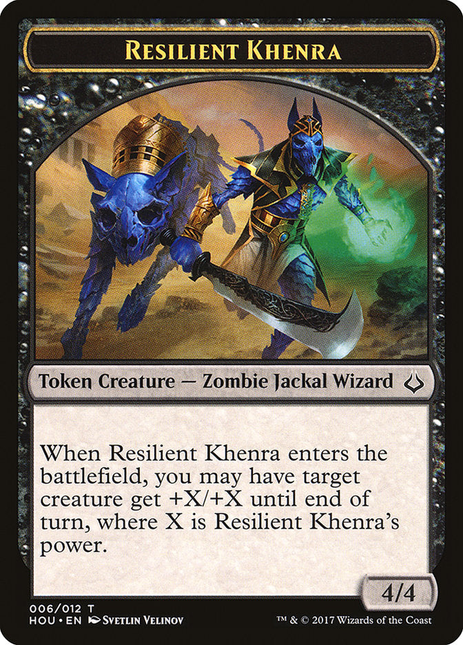 Resilient Khenra Token [Hour of Devastation Tokens] | Anubis Games and Hobby