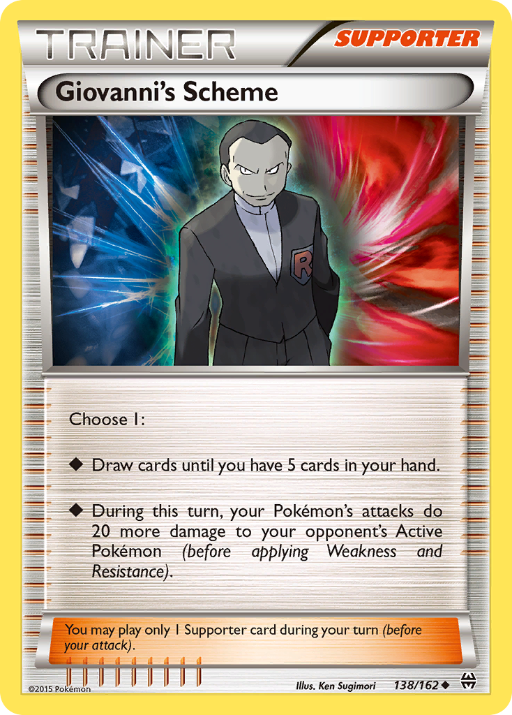 Giovanni's Scheme (138/162) [XY: BREAKthrough] | Anubis Games and Hobby