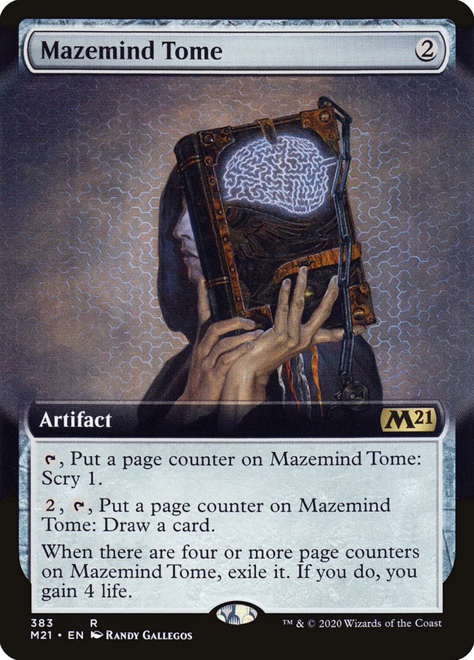 Mazemind Tome (Extended Art) [Core Set 2021] | Anubis Games and Hobby