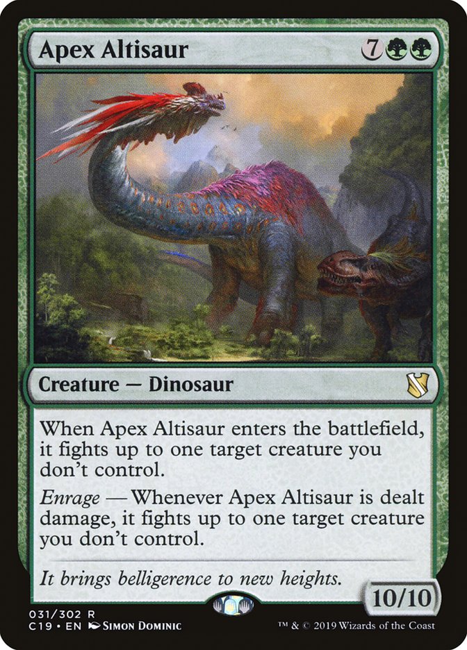 Apex Altisaur [Commander 2019] | Anubis Games and Hobby