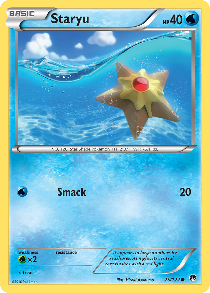 Staryu (25/122) [XY: BREAKpoint] | Anubis Games and Hobby