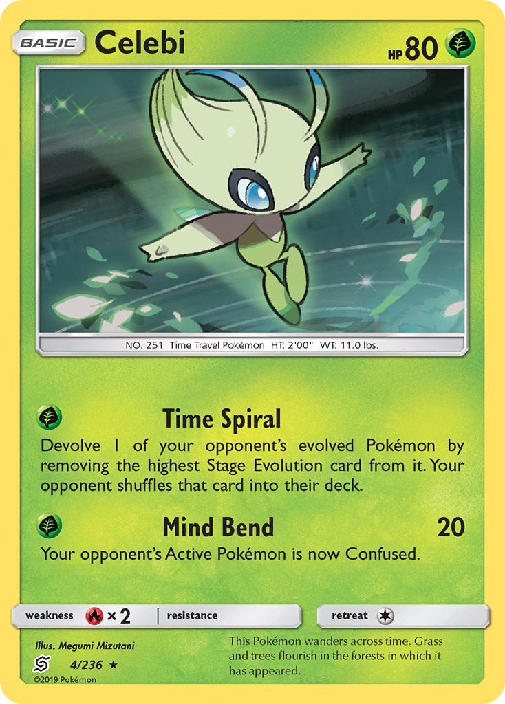 Celebi (4/236) [Sun & Moon: Unified Minds] | Anubis Games and Hobby