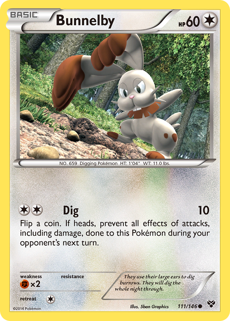 Bunnelby (111/146) [XY: Base Set] | Anubis Games and Hobby