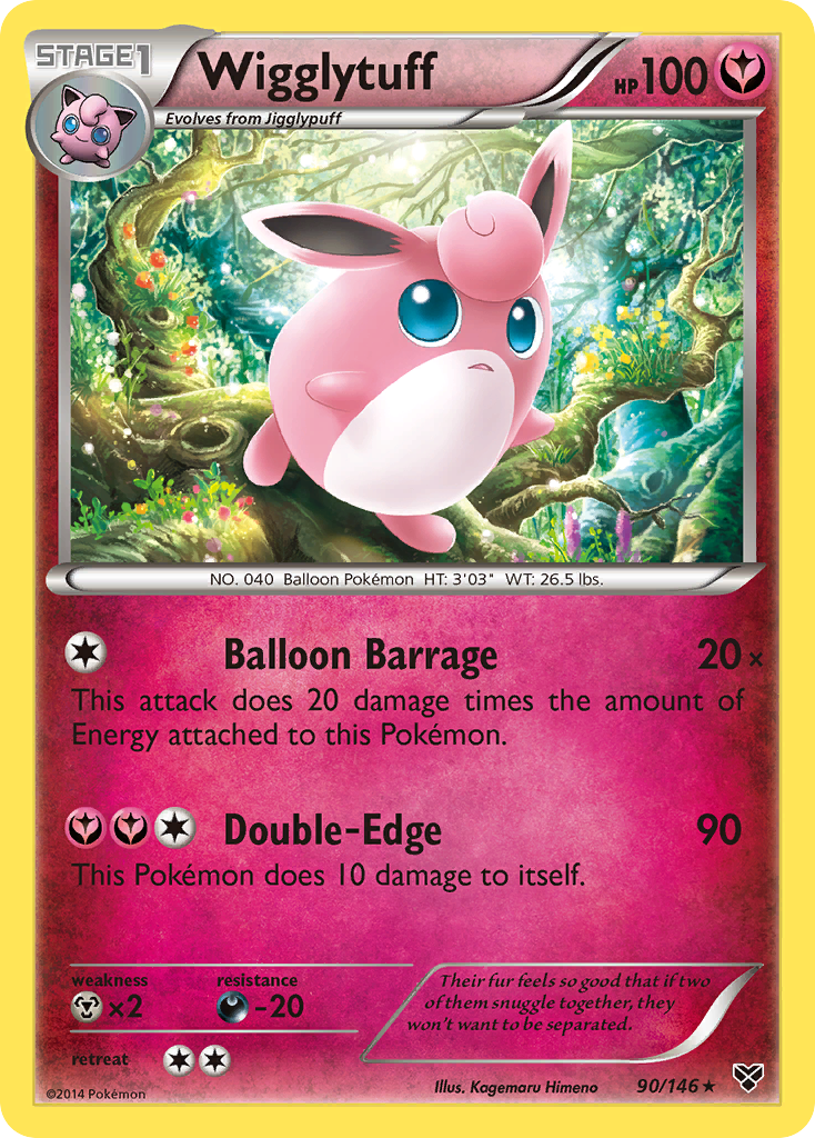 Wigglytuff (90/146) [XY: Base Set] | Anubis Games and Hobby