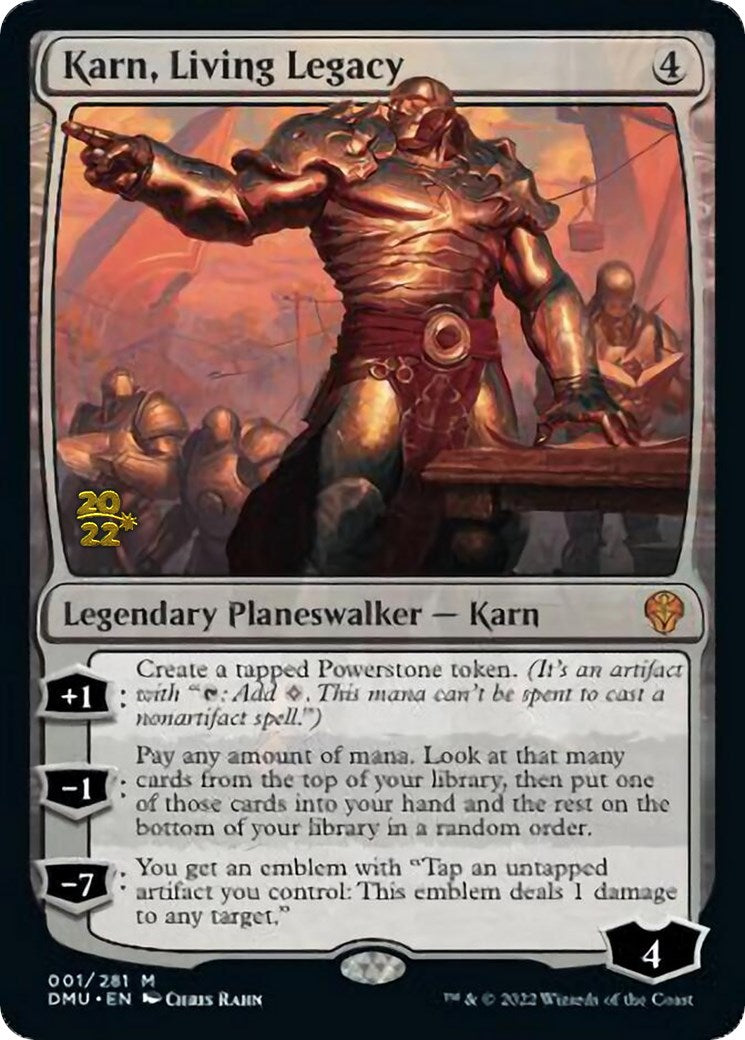 Karn, Living Legacy [Dominaria United Prerelease Promos] | Anubis Games and Hobby