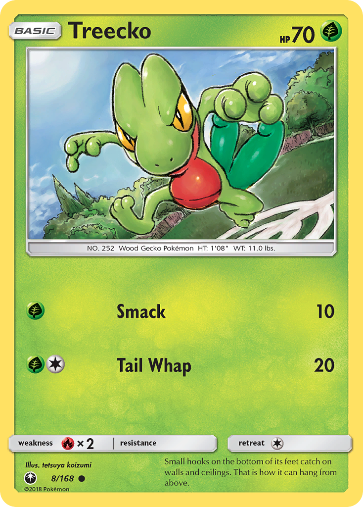 Treecko (8/168) [Sun & Moon: Celestial Storm] | Anubis Games and Hobby